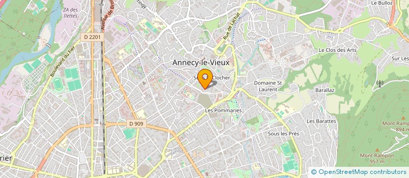 localisation de l'entreprise MONSIEUR VINCENT ROLLY  ANNECY