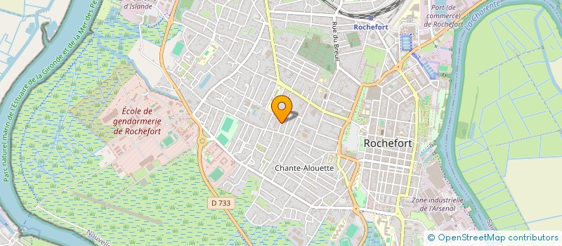 localisation de l'entreprise MONSIEUR VINCENT ROMBOLETTI  ROCHEFORT