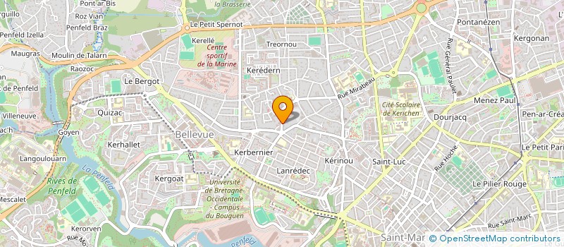 localisation de l'entreprise MONSIEUR VINCENT ROPARS à BREST