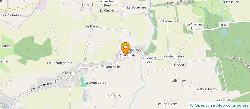 localisation de l'entreprise MONSIEUR VINCENT ROPERT  MERNEL