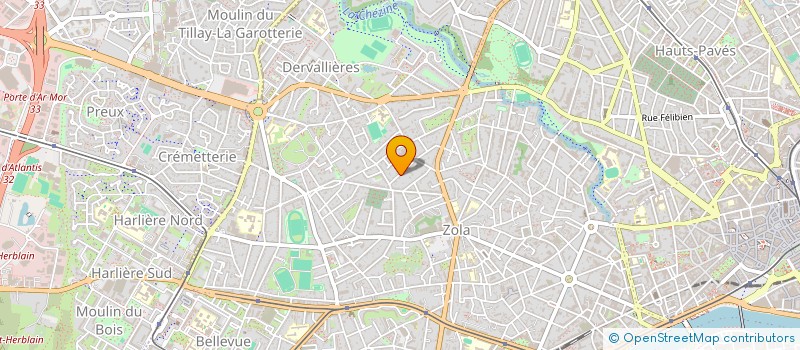 localisation de l'entreprise MONSIEUR VINCENT ROSIERE à NANTES