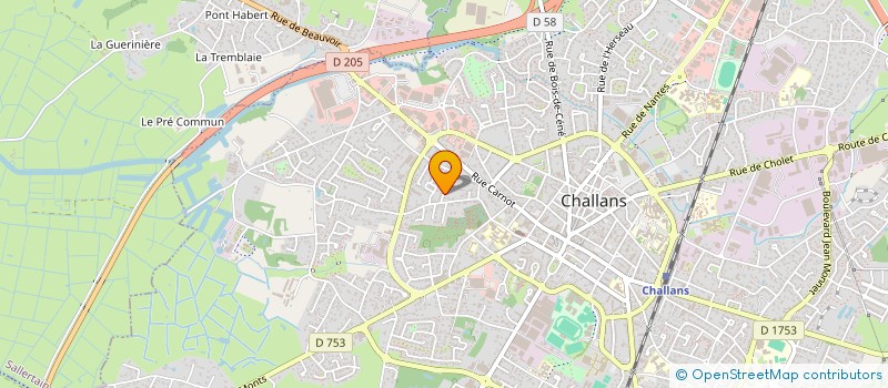 localisation de l'entreprise MONSIEUR VINCENT ROSSIGNOL à CHALLANS