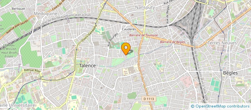 localisation de l'entreprise MONSIEUR VINCENT ROUBIO  TALENCE