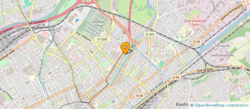 localisation de l'entreprise MONSIEUR VINCENT ROUBY  MULHOUSE