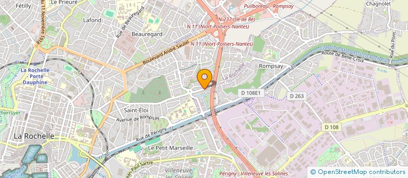 localisation de l'entreprise MONSIEUR VINCENT ROUGET  LA ROCHELLE