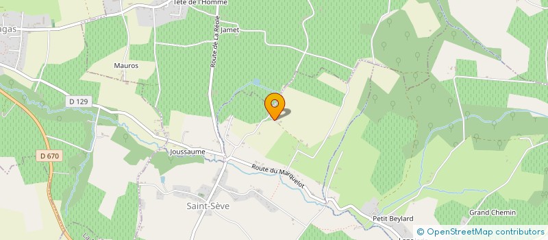 localisation de l'entreprise MONSIEUR VINCENT ROUMEGOUS  SAINT-SEVE