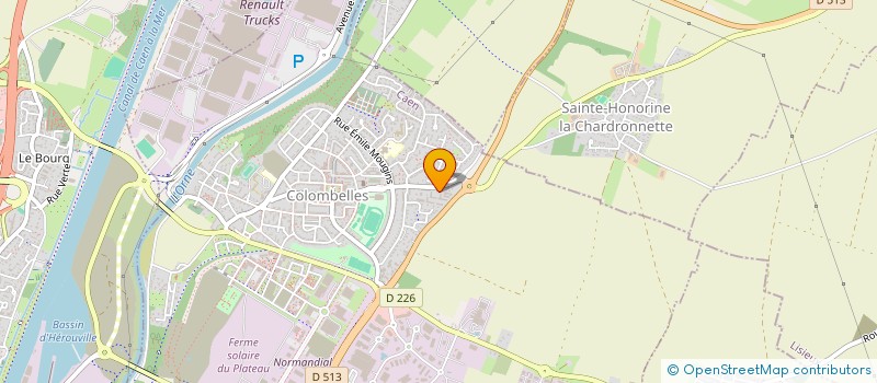 localisation de l'entreprise MONSIEUR VINCENT ROUPSARD  COLOMBELLES