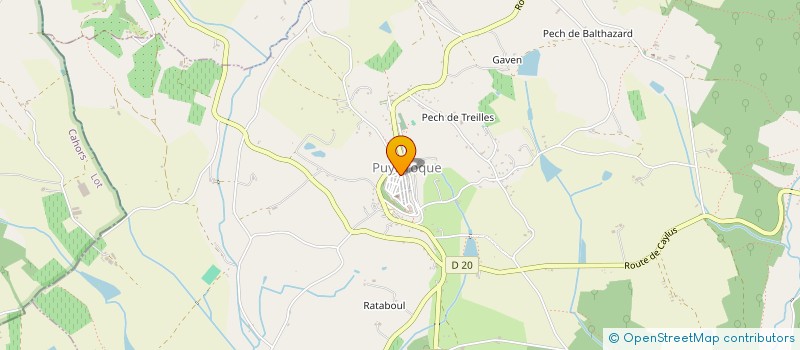 localisation de l'entreprise MONSIEUR VINCENT ROUQUIE  PUYLAROQUE