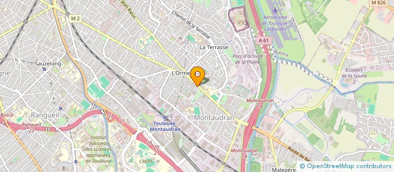 localisation de l'entreprise MONSIEUR VINCENT ROUS  TOULOUSE