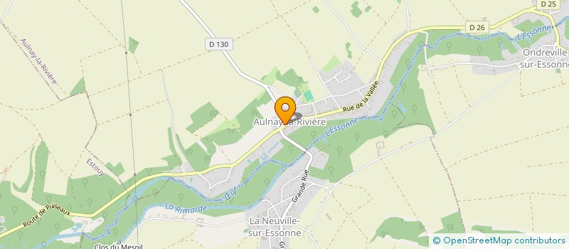 localisation de l'entreprise MONSIEUR VINCENT ROUSSEAU à AULNAY-LA-RIVIERE