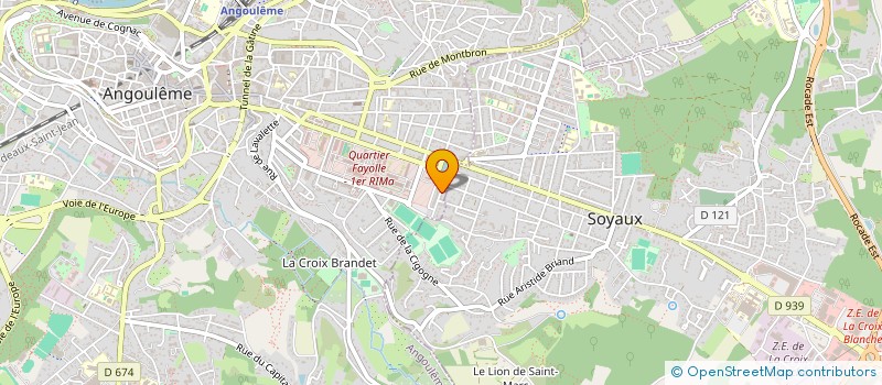 localisation de l'entreprise MONSIEUR VINCENT ROUSSEAU à ANGOULEME