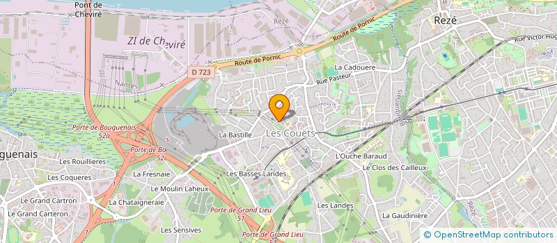 localisation de l'entreprise MONSIEUR VINCENT ROUSSEAU  BOUGUENAIS