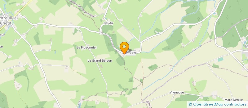 localisation de l'entreprise MONSIEUR VINCENT ROUSSET  SAINT AUBIN DE LOCQUENAY