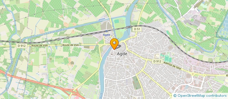 localisation de l'entreprise MONSIEUR VINCENT ROUSSEY  AGDE