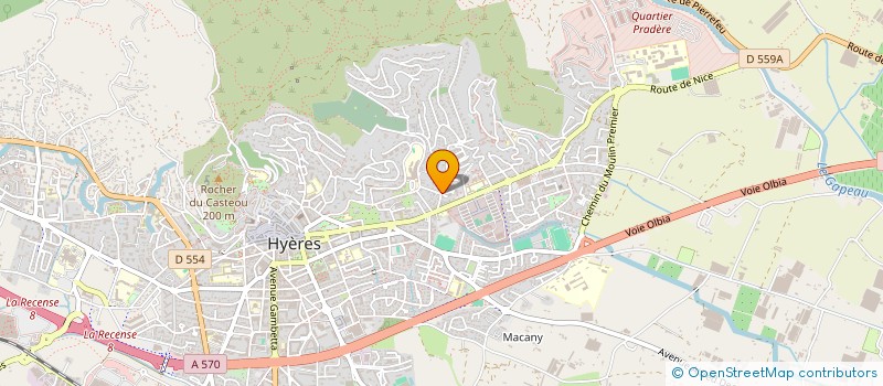 localisation de l'entreprise MONSIEUR VINCENT ROUVEYROL  HYERES