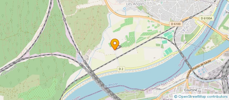 localisation de l'entreprise MONSIEUR VINCENT ROUX  LES ANGLES