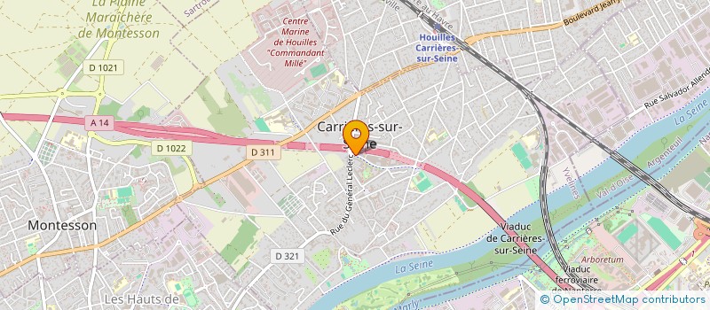 localisation de l'entreprise MONSIEUR VINCENT ROUX  CARRIERES-SUR-SEINE