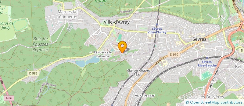 localisation de l'entreprise MONSIEUR VINCENT ROY  VILLE-D'AVRAY