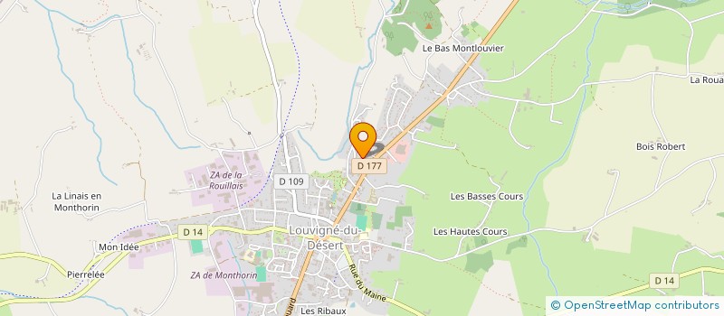 localisation de l'entreprise MONSIEUR VINCENT ROYER  LOUVIGNE-DU-DESERT