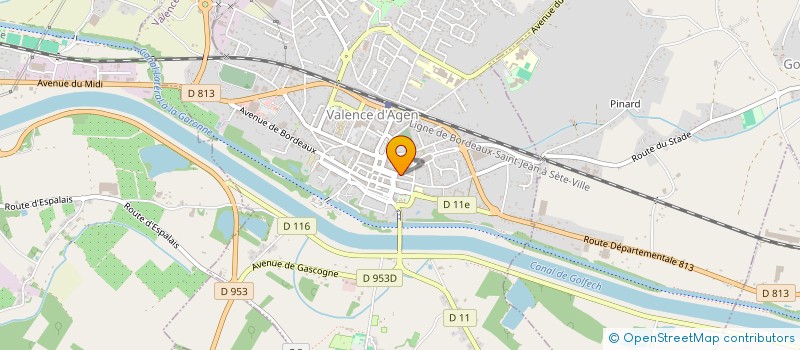 localisation de l'entreprise MONSIEUR VINCENT ROZZONI  VALENCE