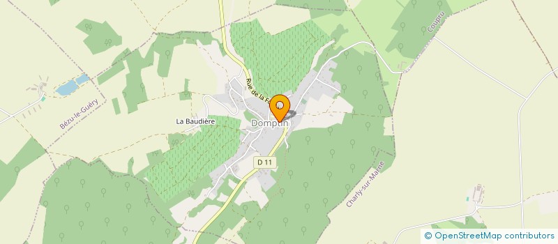 localisation de l'entreprise MONSIEUR VINCENT RUELLE à DOMPTIN