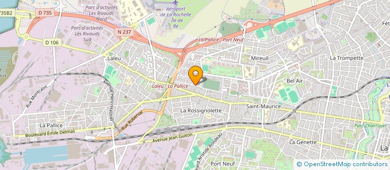 localisation de l'entreprise MONSIEUR VINCENT RUFFIN  LA ROCHELLE