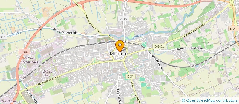 localisation de l'entreprise MONSIEUR VINCENT RUIZ  MONTEUX