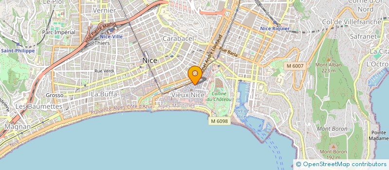 localisation de l'entreprise MONSIEUR VINCENT RUSSO à NICE
