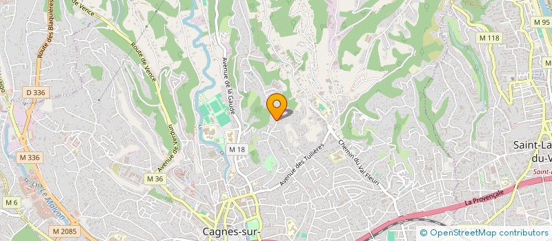 localisation de l'entreprise MONSIEUR VINCENT RUSSO à CAGNES-SUR-MER