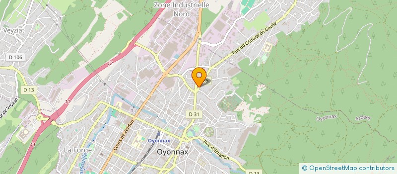 localisation de l'entreprise MONSIEUR VINCENT RUSSO à OYONNAX