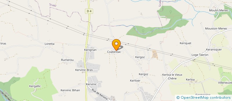 localisation de l'entreprise MONSIEUR VINCENT RYCX  BANNALEC