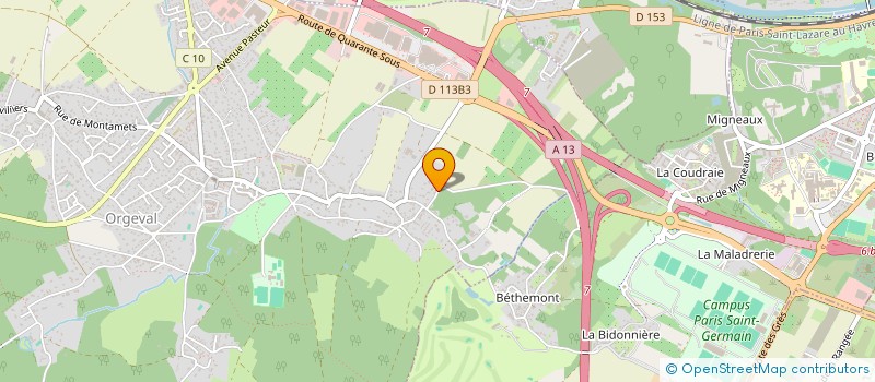 localisation de l'entreprise MONSIEUR VINCENT RYNCARZ à ORGEVAL