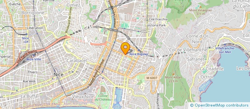 localisation de l'entreprise MONSIEUR VINCENT SABATIER  NICE