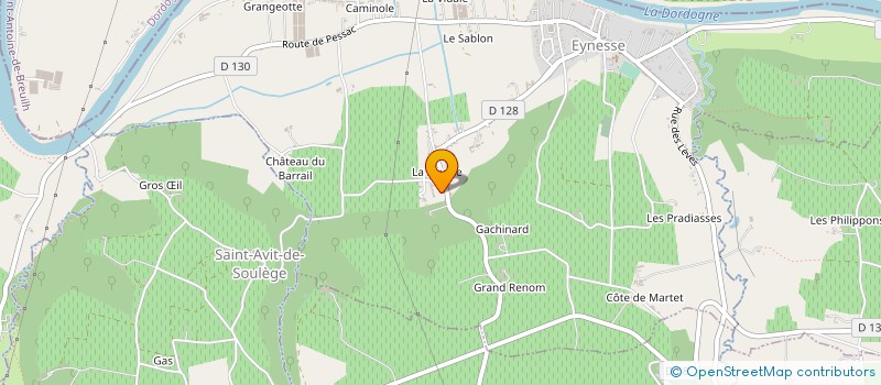 localisation de l'entreprise MONSIEUR VINCENT SABOURIN  EYNESSE