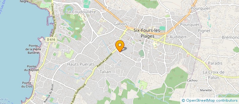 localisation de l'entreprise MONSIEUR VINCENT SALAMON à SIX-FOURS-LES-PLAGES