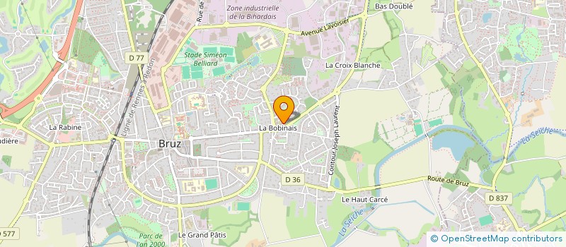 localisation de l'entreprise MONSIEUR VINCENT SALMON  BRUZ