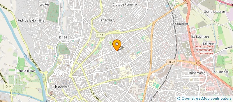 localisation de l'entreprise MONSIEUR VINCENT SALSOU  BEZIERS