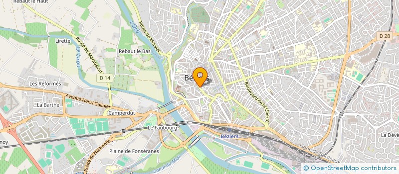 localisation de l'entreprise MONSIEUR VINCENT SALVADOR à BEZIERS