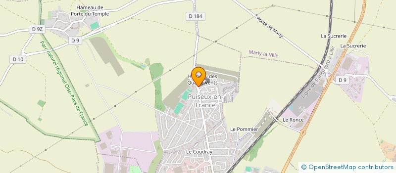 localisation de l'entreprise MONSIEUR VINCENT SANCHEZ  PUISEUX-EN-FRANCE