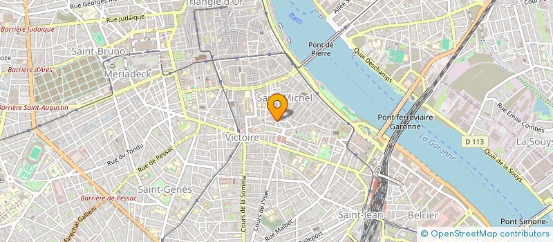 localisation de l'entreprise MONSIEUR VINCENT SANJIVY  BORDEAUX