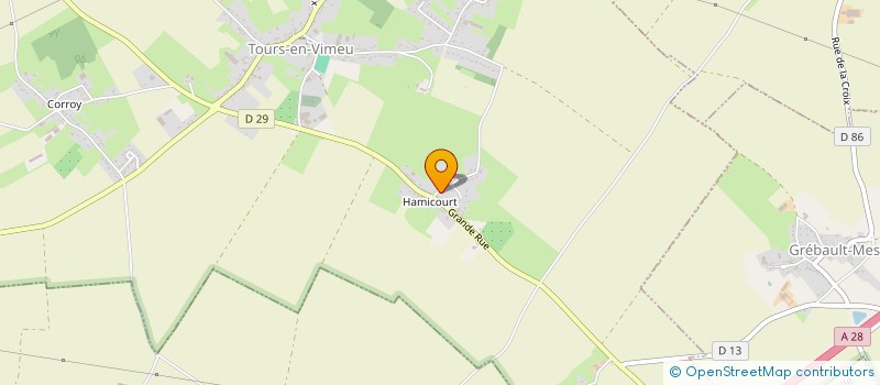 localisation de l'entreprise MONSIEUR VINCENT SANNIER  TOURS-EN-VIMEU