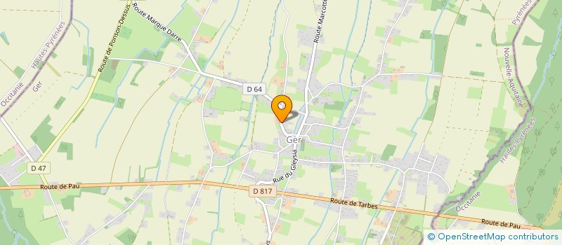 localisation de l'entreprise MONSIEUR VINCENT SANS  PONTACQ