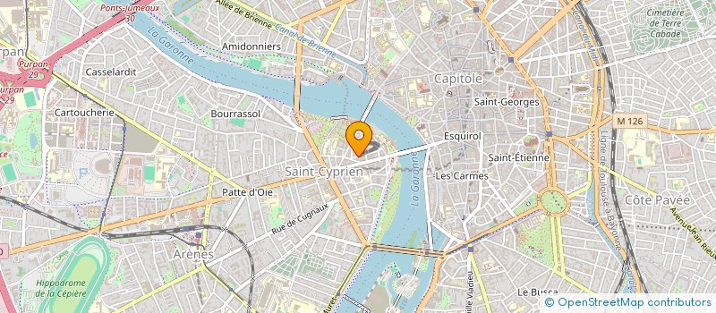 localisation de l'entreprise MONSIEUR VINCENT SANTACRUZ  TOULOUSE