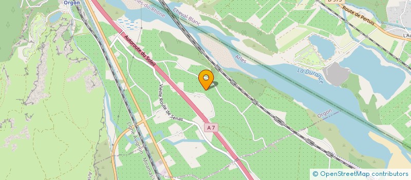 localisation de l'entreprise MONSIEUR VINCENT SANTIAGO  ORGON