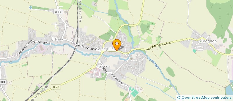 localisation de l'entreprise MONSIEUR VINCENT SANTIAGO  SAINT-JULIEN