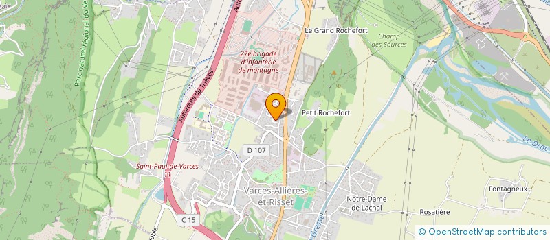 localisation de l'entreprise MONSIEUR VINCENT SAOULI  VARCES-ALLIERES-ET-RISSET