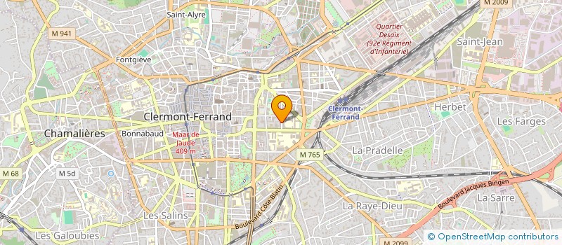 localisation de l'entreprise MONSIEUR VINCENT SAPIN-DEFOUR à CLERMONT-FERRAND