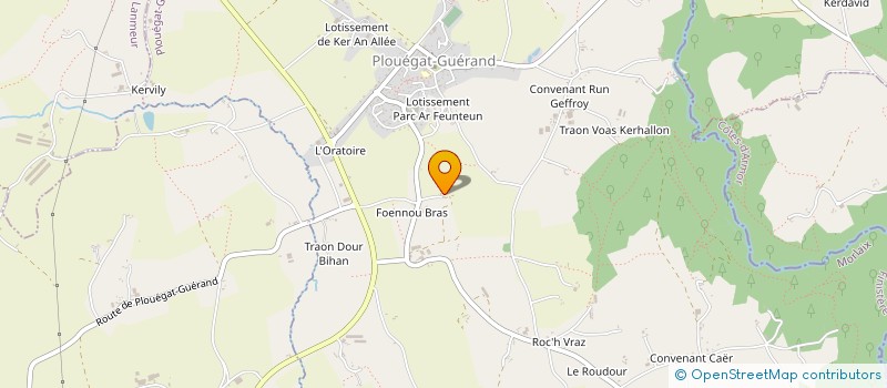 localisation de l'entreprise MONSIEUR VINCENT SASSO  PLOUEGAT-GUERAND