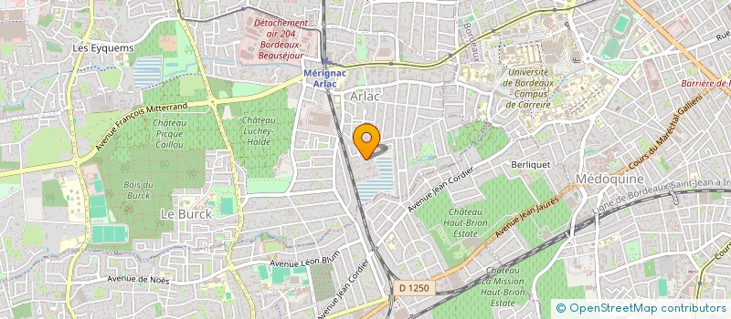 localisation de l'entreprise MONSIEUR VINCENT SAULNIER  MERIGNAC