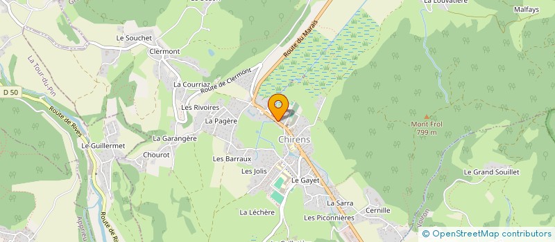 localisation de l'entreprise MONSIEUR VINCENT SAUVAGE  CHIRENS